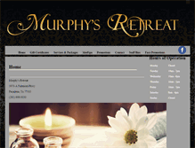 Tablet Screenshot of murphysretreat.com